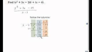 Section 12-5 B Dividing Polynomials by Binomials.mp4