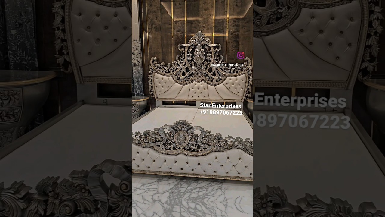 Luxury Royal Double Bed By Star Enterprises Furniture 