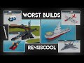 My *WORST* Builds In Roblox Plane Crazy