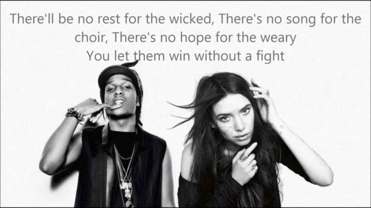 no rest for the wicked lykke li asap rocky