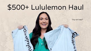 LULULEMON HAUL $500+!!! | Authentically Maureen