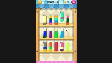 Water Sort Puzzle I Level 191 I  Facebook I SOLVED