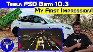 Tesla Full Self Driving Beta (FSD) V10.3 First Impression! Model Y