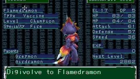Digimon World 2  How to get Flamedramon
