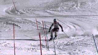 Sam Val Thorens Crash -- Slalom Tokyo Drift