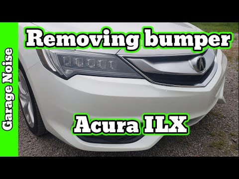 How to remove front bumper on a Acura ILX. diy auto body