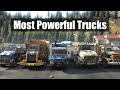 Snowrunner Top 10 most powerful Engines | Most powerful trucks