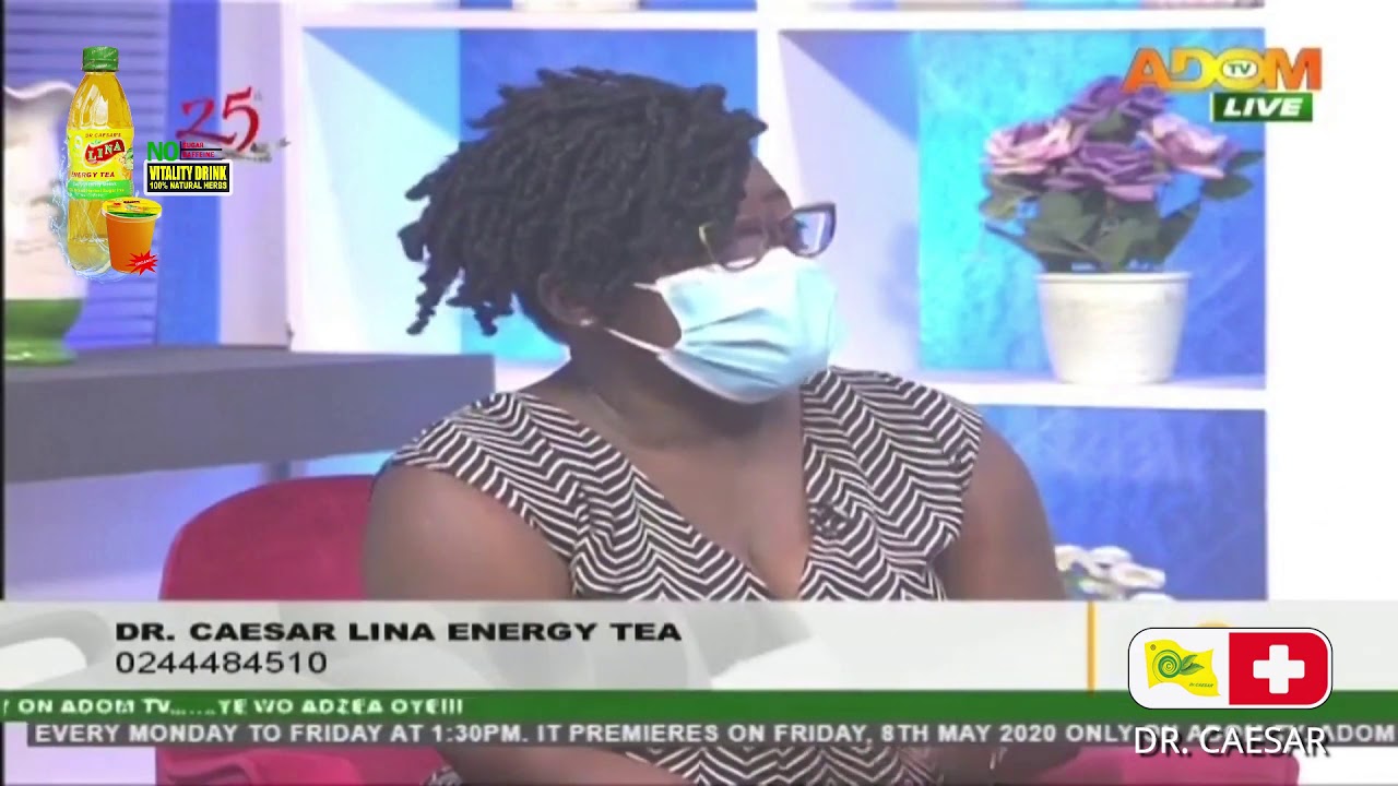 Dr. CAESAR Lina Energy Tea Badwam on Adom TV YouTube