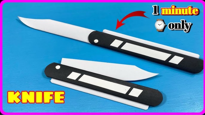 DIY Paper Knife Making That Can Fold