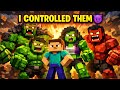 Minecraft but I controlled HULK.😈