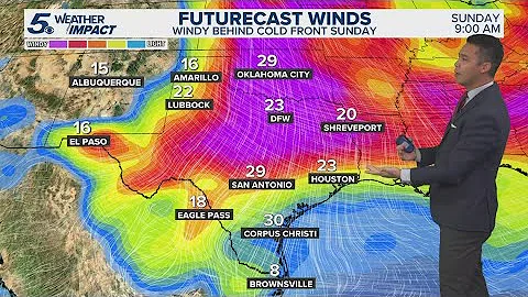 Cooler temperatures expected after weekend cold front | KENS 5 Weather Impact Forecast