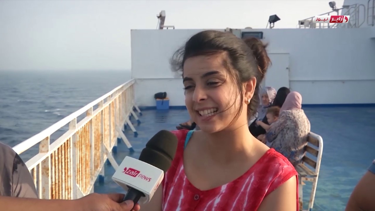reportage ligne mostaganem - barcelone transport maritime