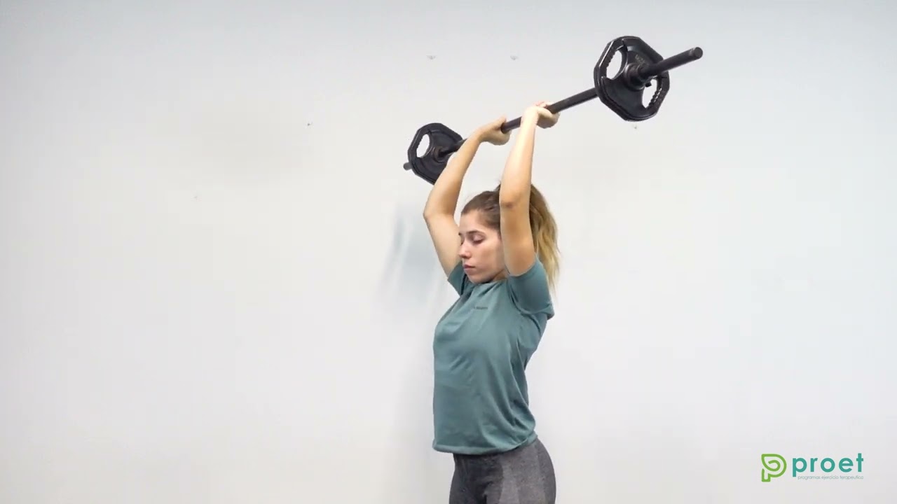 STANDING BARBELL FRENCH PRESS - Exercises, workouts and routines