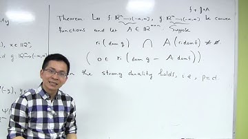 Fenchel Conjugates-Part 6.2: Fenchel Duality