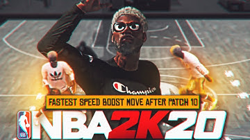 How To Do THE FASTEST SPEEDBOOST MOVES AFTER PATCH! BEST 2K20 DRIBBLE TUTORIAL! GLITCHIEST MOVES!