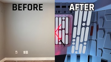 I Built A Star Wars Room In My Basement w/ Hidden Storage!