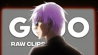 Gojo (Jujutsu Kaisen 0 - The Movie) Raw Clips