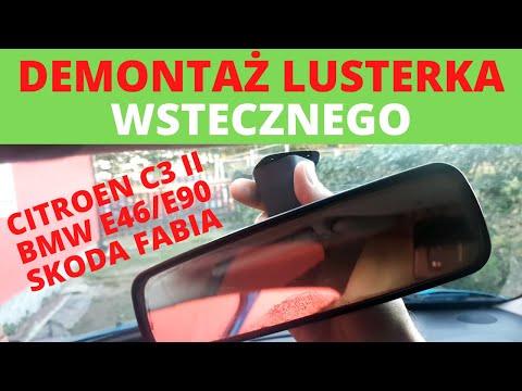 Wideo: Jak usunąć metal z lusterka wstecznego?