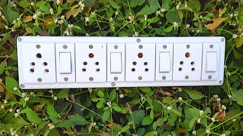 How to make an extension box || 4 switch 4 socket board wiring || electric board wiring connection