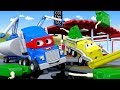 The Tanker save the day again !  - Carl the Super Truck in Car City | Children Cartoons