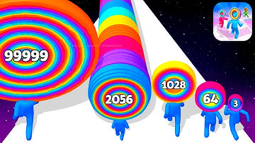 LAYER MAN 3D - ASMR Gameplay iOS,Android Walkthrough Pro Game Mobile (Level Up Big Head Man Run) P1