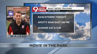 Live Forecast from Downtown: Rain tonight before a nice weekend