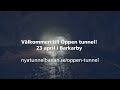 Öppen tunnel – Välkommen ner i nya tunnelbanan 23 april 2023