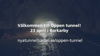 Öppen tunnel – Välkommen ner i nya tunnelbanan 23 april 2023