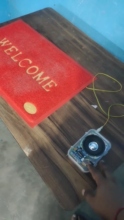 Peizo Based Welcome Mat | Peizo Based Visitor Sensing Welcome Mat #