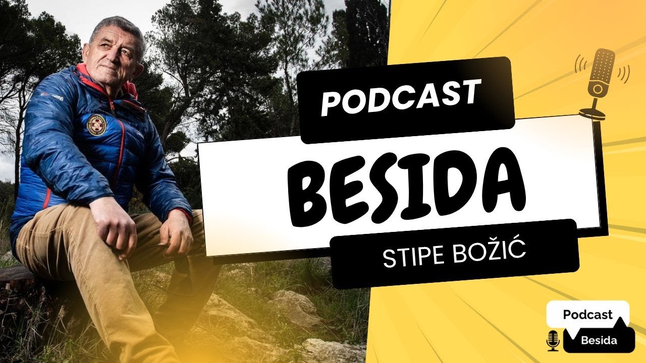 Podcast Besida #34 / Stipe Božić: “Slijep sam se spuštao niz K2”