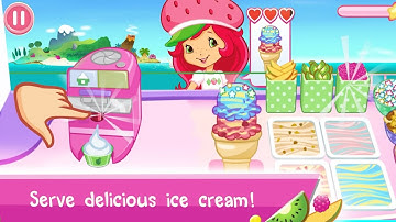 Let’s Play! Strawberry Shortcake Ice Cream - iPhone App Demo For Kids