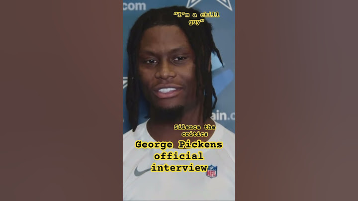 George Pickens first official Cowboys interview! He’s one laid back guy and misunderstood! #DC4L ￼
