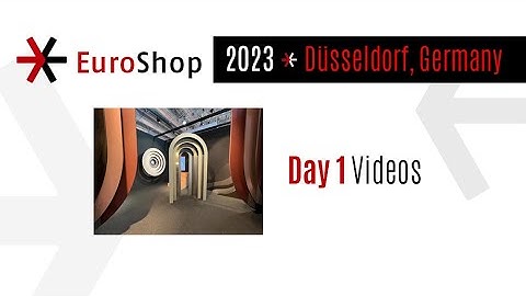 EuroShop 2023 | Exhibit, Lighting, and Technology Trends (video #1)