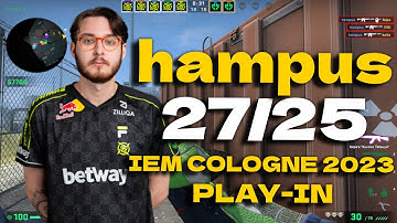 CSGO POV NIP hampus (27/25) vs Imperial (NUKE) @ IEM Cologne 2023 Play-in