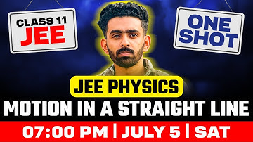 Plus One | JEE Physics | Motion In A Straight Line | Exam Winner JEE