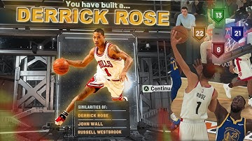 MVP DERRICK ROSE BUILD IN NBA2K20 - BEST DEMIGOD BUILD FOR 2K20