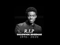 R.I.P Chadwick Boseman Has Passed Away - Wakanda Forever