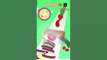 Perfect Slices Game 🥦 #gameshorts #fyp #3dgameplay #shorts #sonic