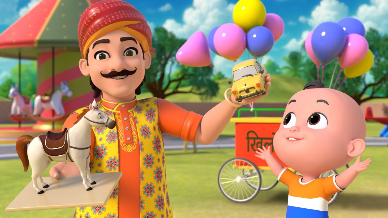 खिलौनेवाला आया और मनोरंजन से भरपूर राइम्स | 26 Minutes Non-Stop Hindi Rhymes | Play & Learn Rhymes