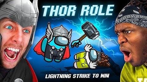 SIDEMEN AMONG US THOR ROLE LIGHTING STRIKE TO WIN