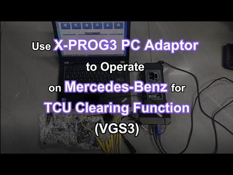 Launch X-Prog3 PC Adaptor Clear Mercedes-Benz VGS3 TCU by Bench- launchx431.fr