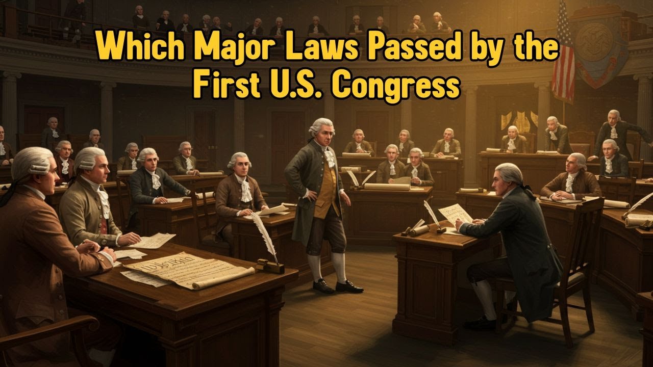 Major Laws Passed by the First U.S. Congress (1789–1791) | U.S. History Explained||