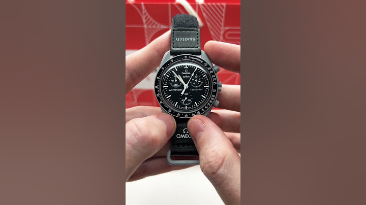 How to use the Chronograph Function on your Omega X Swatch MoonSwatch Watch #swatchomega