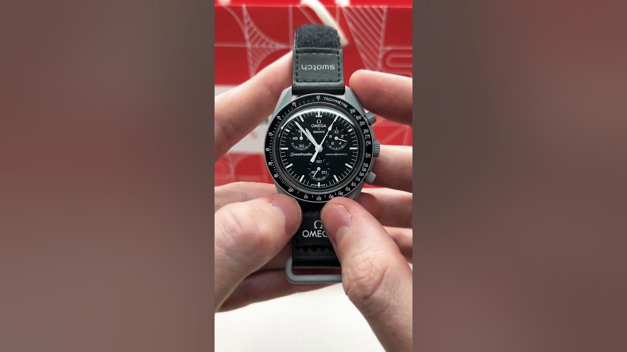 How to use the chronograph function on your omega x swatch moonswatch