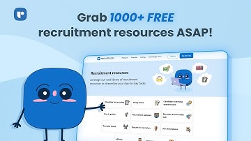 Every recruiter needs these free recruitment resources! (you’ll thank us later 🤭)