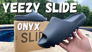 Es esta la mejor Yeezy Slide de todas???Yeezy Slide ONYX!! + On feet