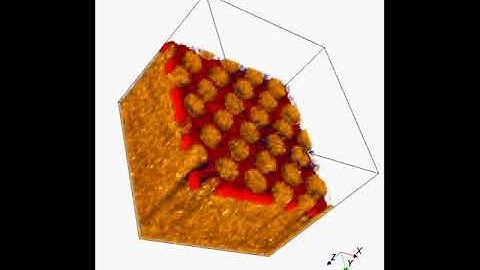 ToF-SIMS reconstruction of patterned polymer brushes