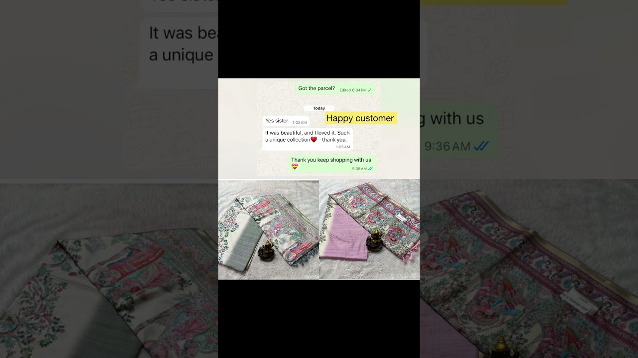 Happy customer feedback 💐