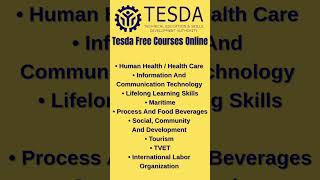 Free Tesda Courses Online