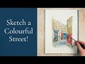 Sketch with Me - Edinburgh's Victoria Street